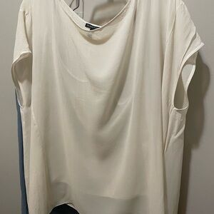 Eileen Fisher Cream Two-Piece Women's Blouse